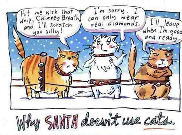 cat reindeer comic
