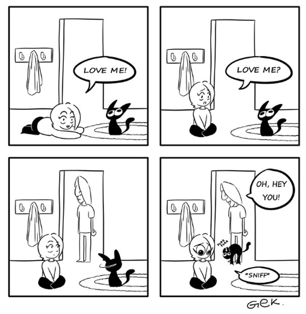 fickle cat comic