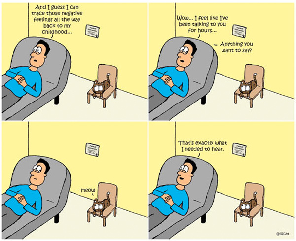 psychiatrist cat  comic