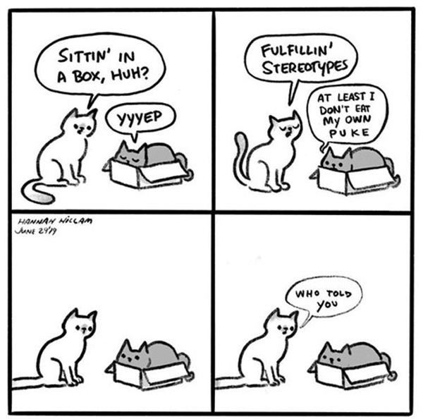 stereotype cat comic