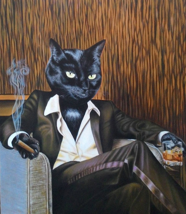 boss cat art