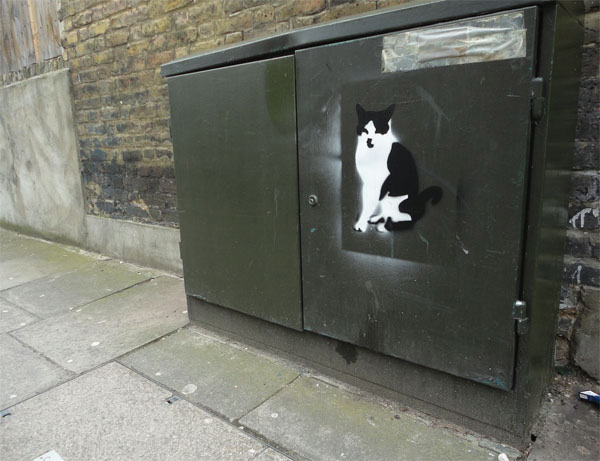 street cat art