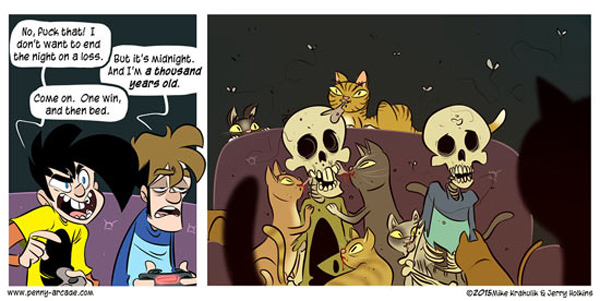 eaten by cats  comic