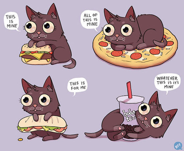 cat wants it all comic
