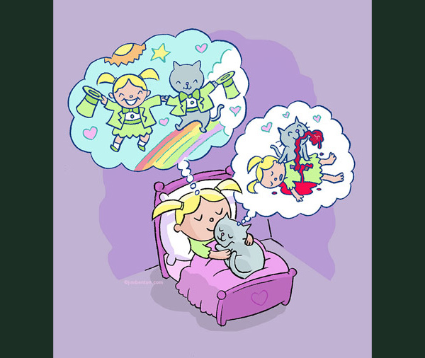 cat murder dreams  comic